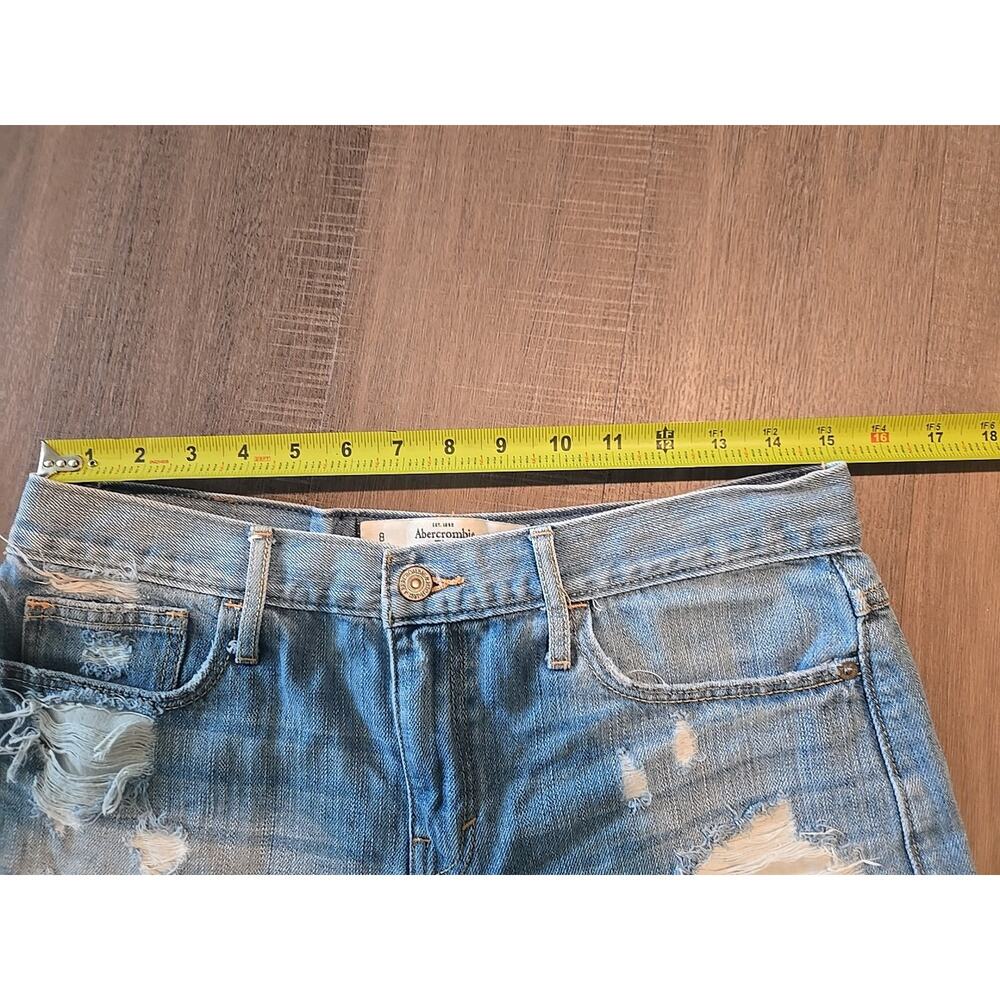 Abercrombie & Fitch Jeans Cut Off Sz 29 8 - Picture 11 of 12